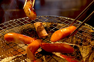 ソーセージ焼き